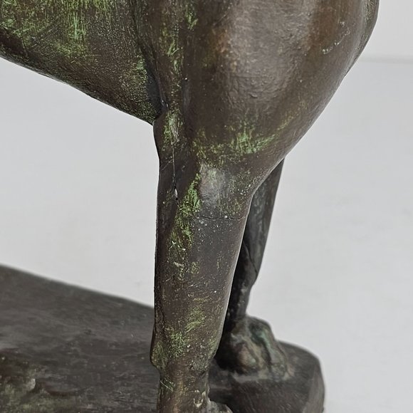 Vintage Austin Productions Boxer Dog Statue *FLAW* *Repaired* - Picture 14 of 16